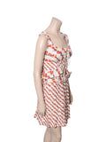 Floral Linen Crop Top and Skirt Set