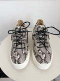 Snake Print Sneakers