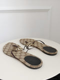 Leather GG Flat Sandals