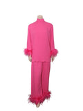 Set with Detachable Feathers