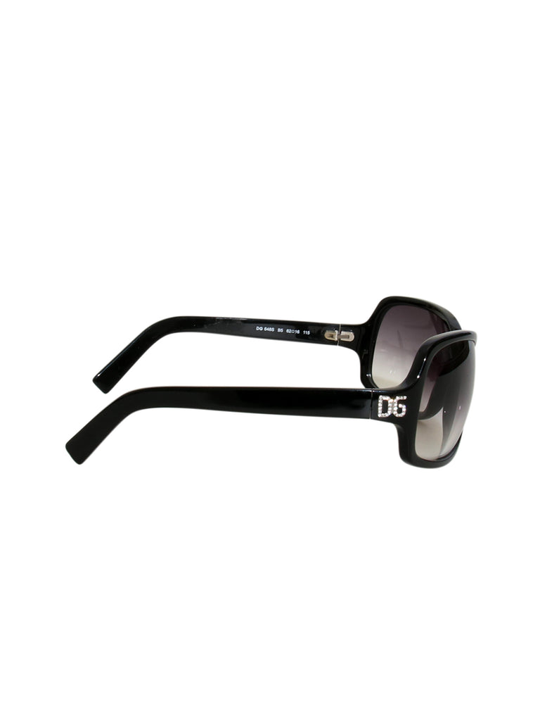 Embellished Logo Sunglasses