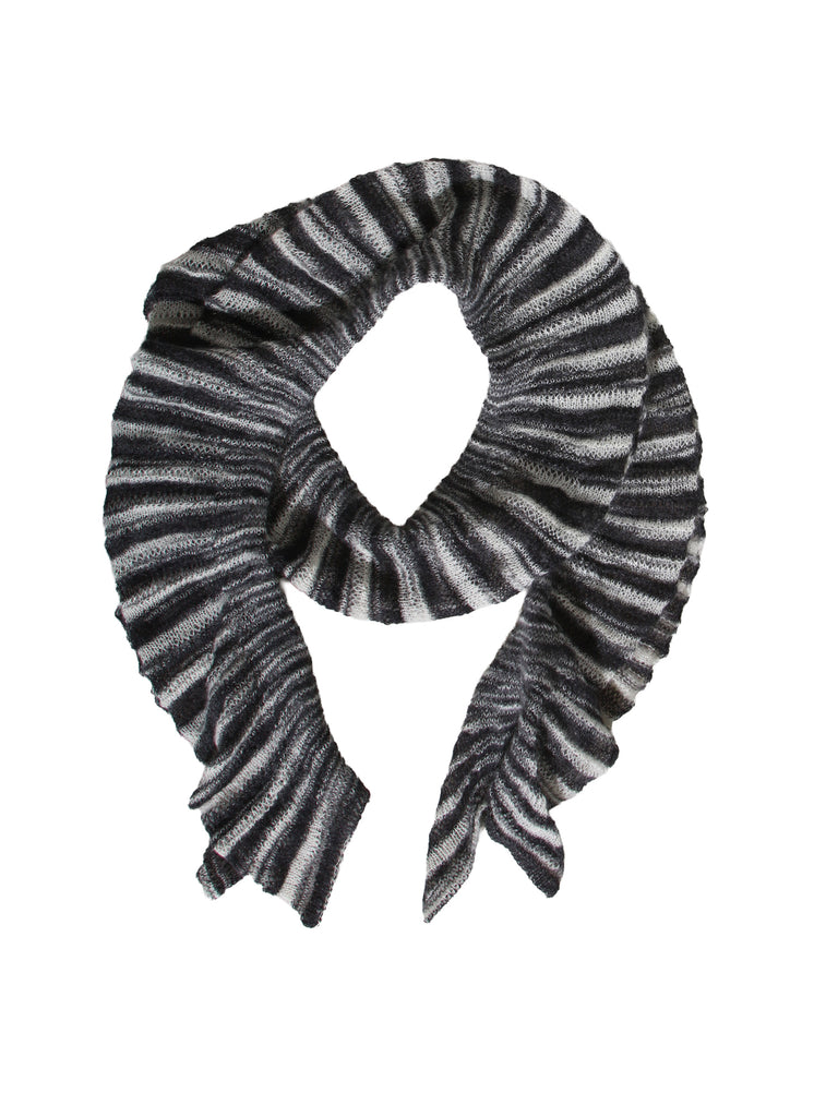 Knit Ruffle Scarf