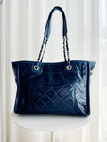 2016 Glazed Calfskin Leather Deauville Tote