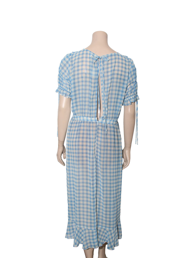 Check Midi Dress