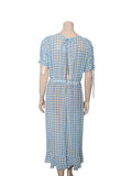 Check Midi Dress