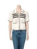 Crochet Short Sleeve Sweater