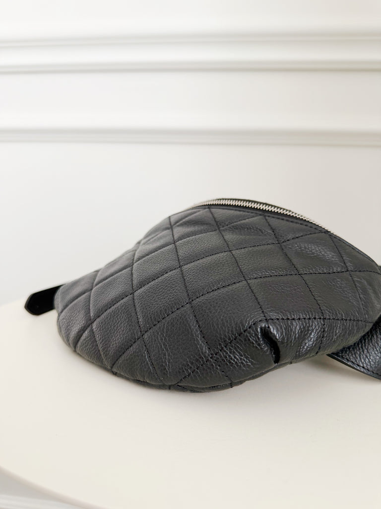 Quilted Leather Waist Bag