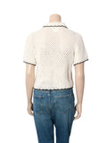 Crochet Short Sleeve Sweater