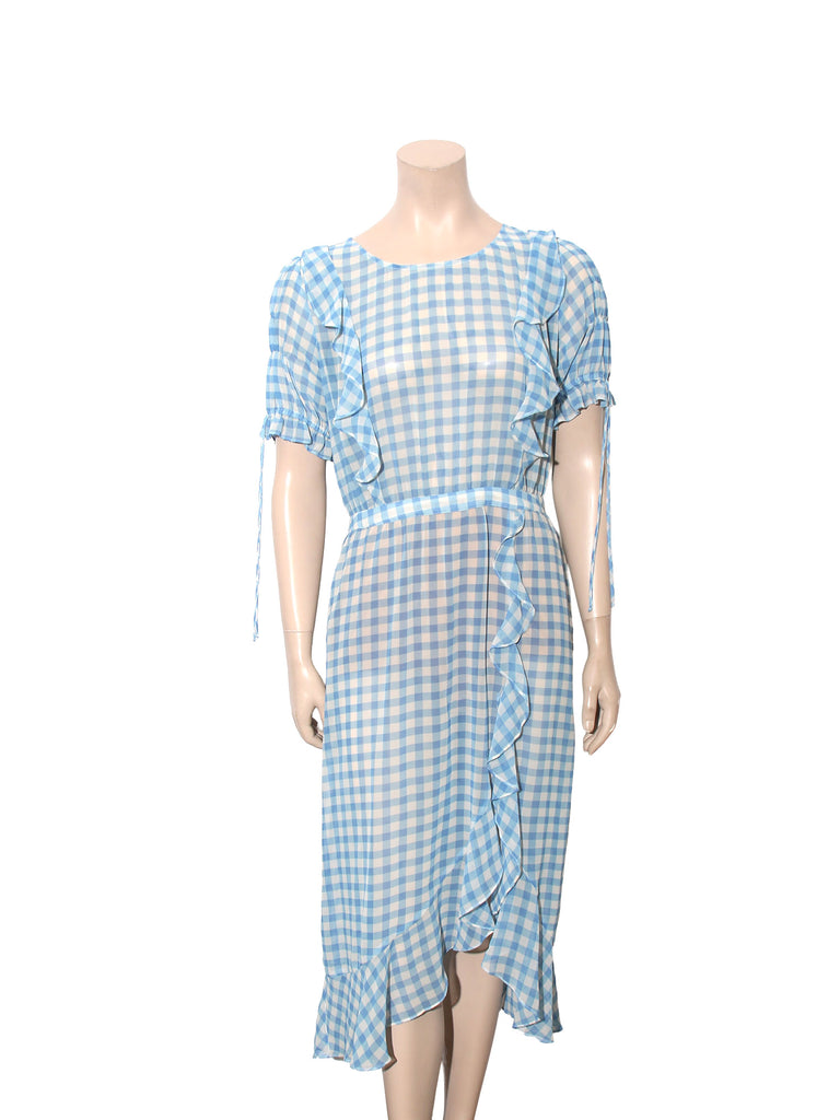 Check Midi Dress