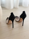 Studded PVC Pointed Heels