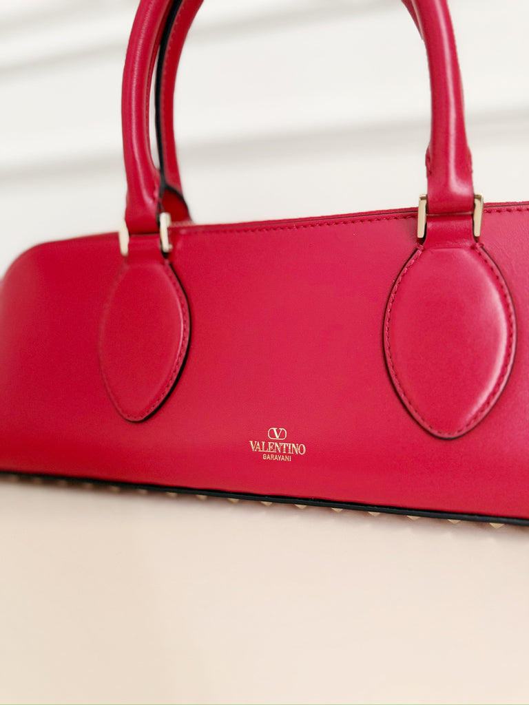 East West Rockstud Leather Bag