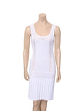 Vintage Knit Pleated Dress