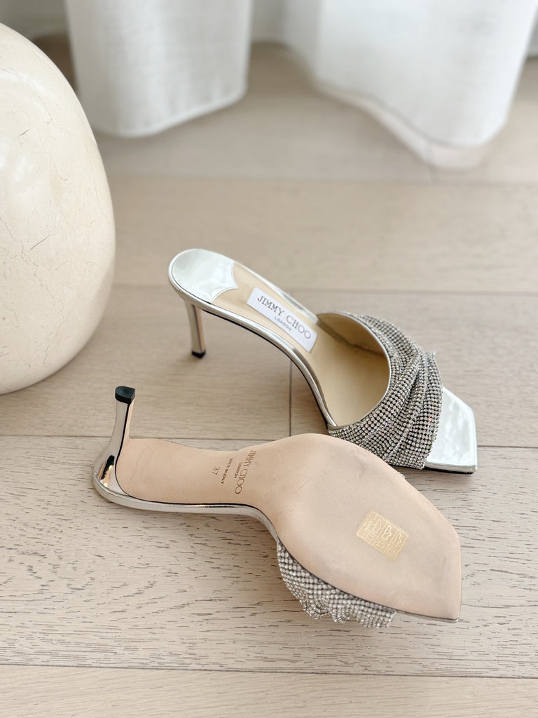 Embellished Slide Sandals