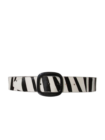Zebra Print Belt
