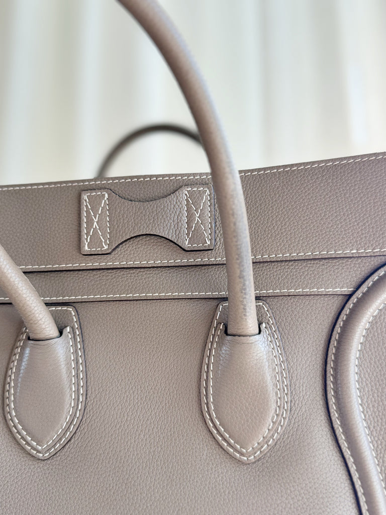 Leather Luggage Tote Bag