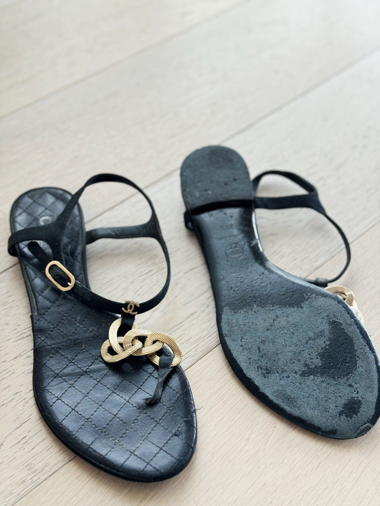 Flat Leather Sandals