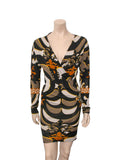 Vintage Long Sleeve Dress
