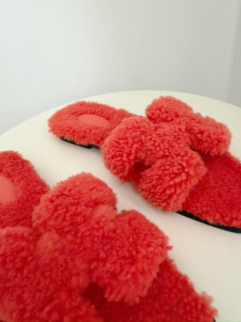 Shearling Oran Slide Sandals