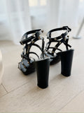 Rockstud Leather Sandals