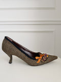 Vintage Tweed Pumps
