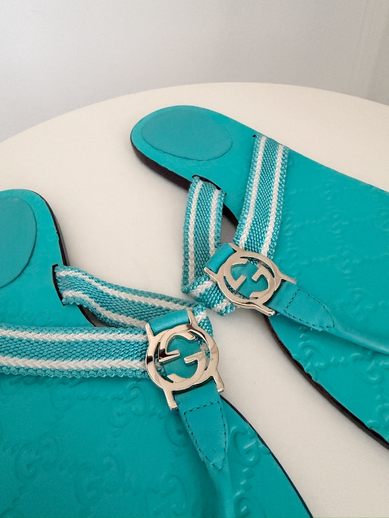 Canvas Thong Sandals