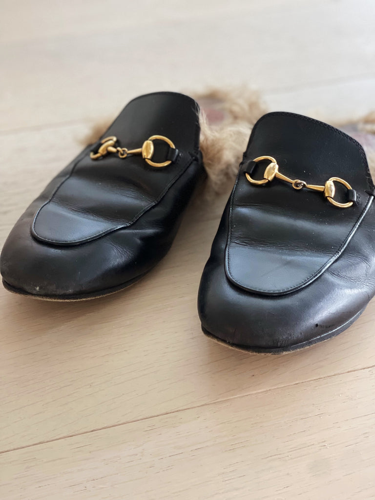 Princetown Leather Slippers