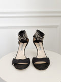 Snake Embossed Sandals