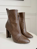 LV Monogram Silhouette Ankle Boots