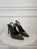 Studded Slingback Pumps