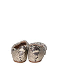 Snake Embossed Flats