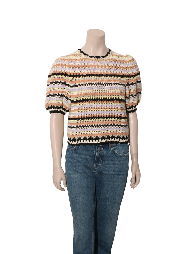 Knit Short Sleeve Top