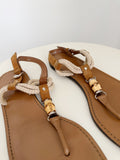 Bamboo Flat Thong Sandals