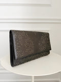 Studded Leather Clutch