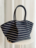 New York Striped Canvas Tote