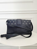 Leather Grommet Detail Cross Boy Bag