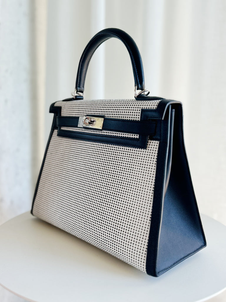 Kelly II Sellier 28 Toile Quadrille