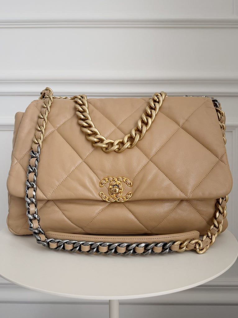 19 Maxi Leather Handbag