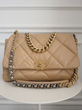 19 Maxi Leather Handbag