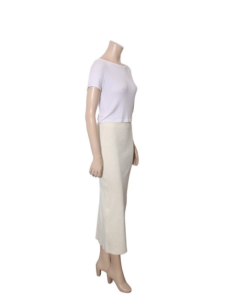Ribbed Maxi Skirt