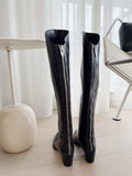 Leather Knee High Boots