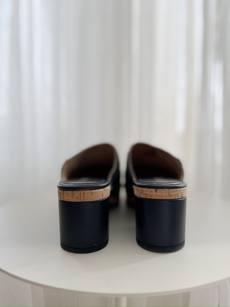 Leather Clog Mules