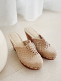 Hardie Woven Leather Clogs