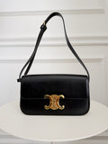 Triomphe Claude Leather Shoulder Bag