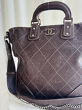 Quilted Leather Tote