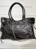 Large Le City Bag Leather Satchel Bag