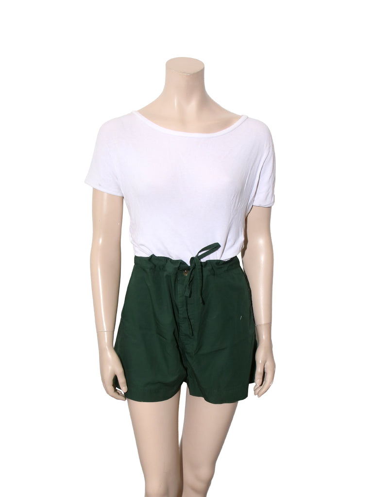 Drawstring Cotton Shorts