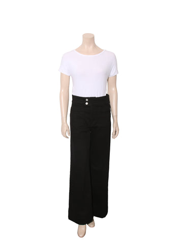 Wide Leg Denim Pants