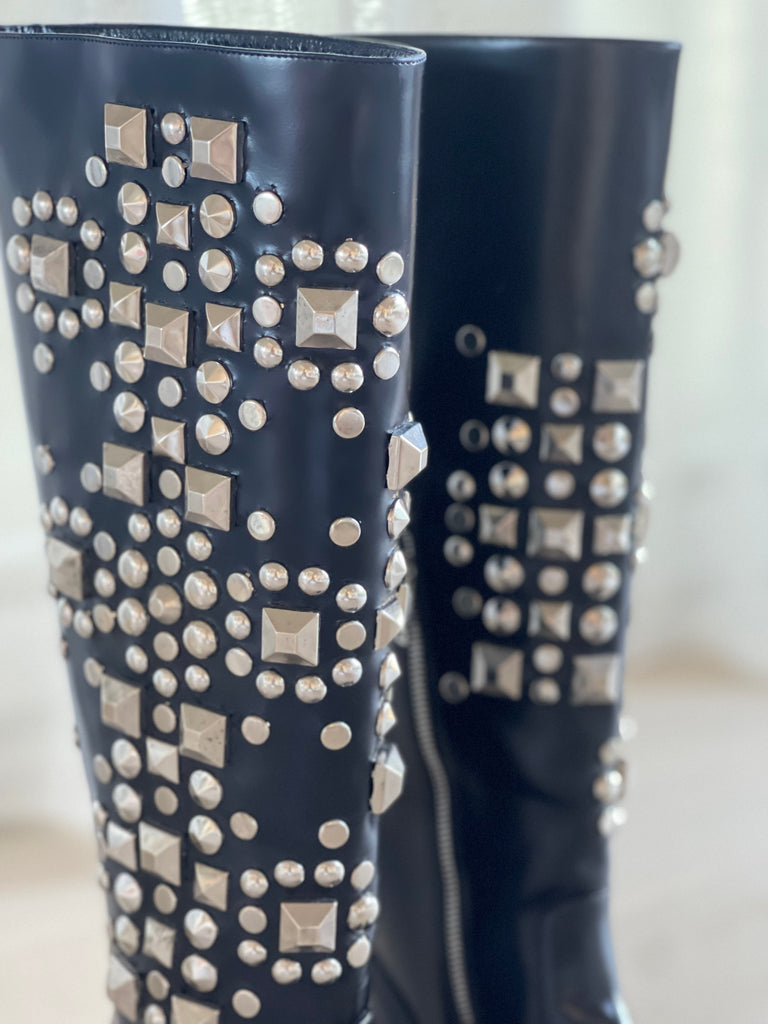 Embellished Tall Boots
