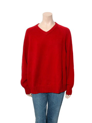 V-Neck Knit Sweater