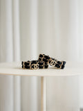 Satin Chain CC Logo Slip On Bracelets (2)